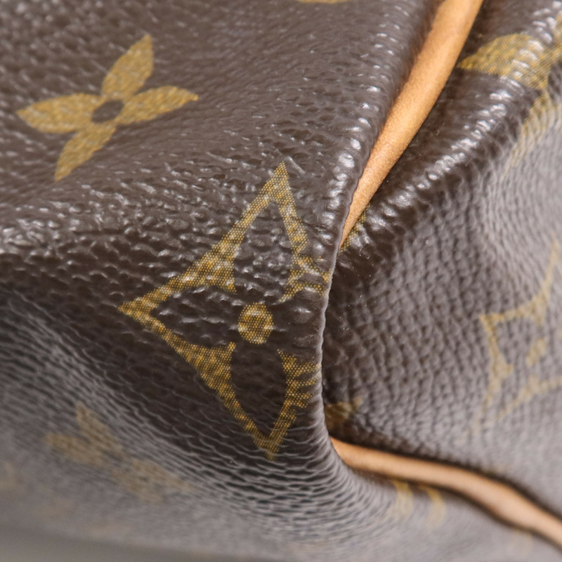 LOUIS VUITTON Monogram Speedy 25金扣手挽袋-6