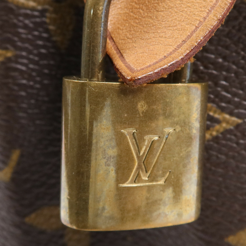 LOUIS VUITTON Monogram Speedy 25金扣手挽袋-10