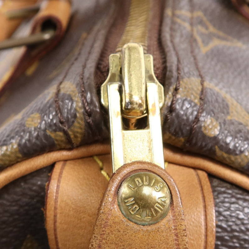 LOUIS VUITTON Monogram Speedy 25金扣手挽袋-11