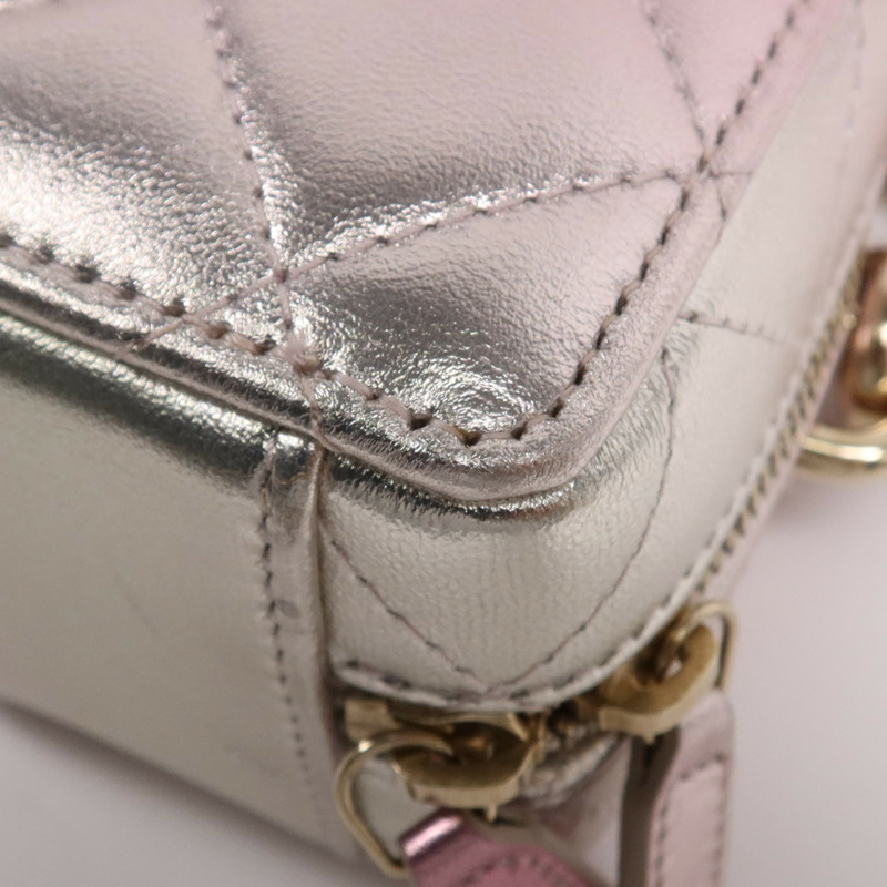 CHANEL 羊皮皮革Cube Bag金扣鏈帶肩背袋-4