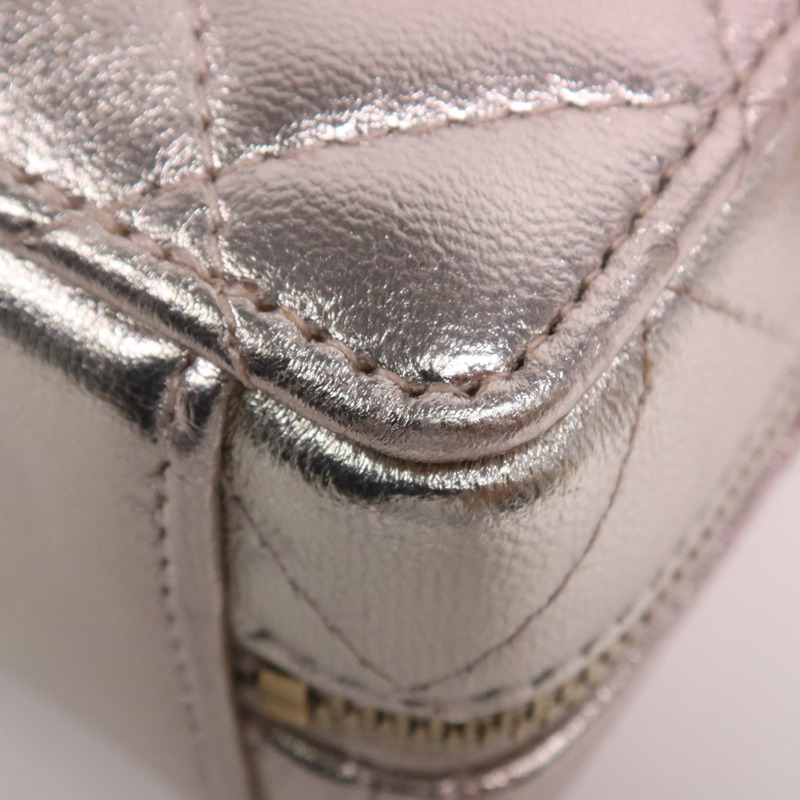 CHANEL 羊皮皮革Cube Bag金扣鏈帶肩背袋-6