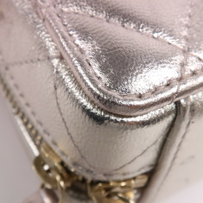 CHANEL 羊皮皮革Cube Bag金扣鏈帶肩背袋-7