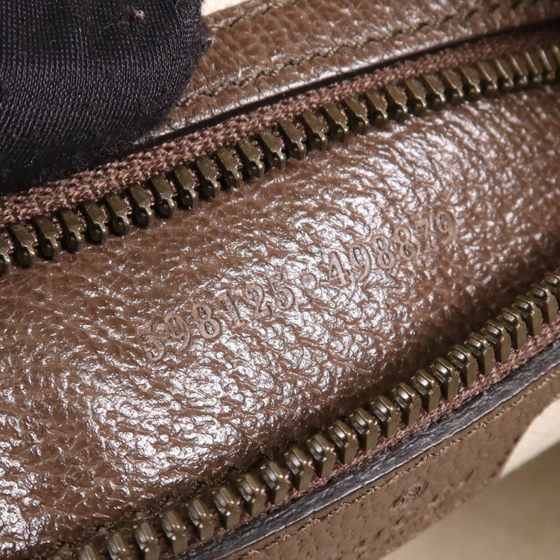 GUCCI 塗層帆布Ophidia Medium金扣肩背袋-6