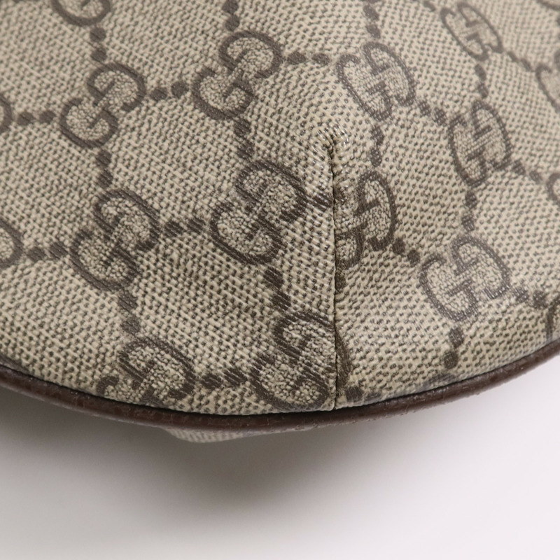 GUCCI 塗層帆布Ophidia Medium金扣肩背袋-10