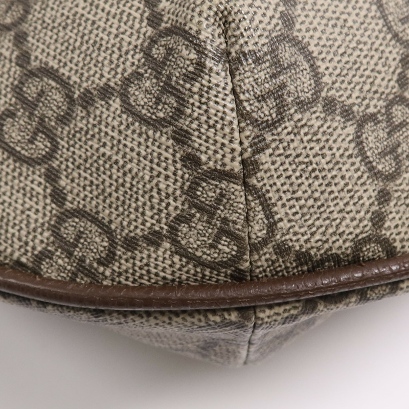 GUCCI 塗層帆布Ophidia Medium金扣肩背袋-12