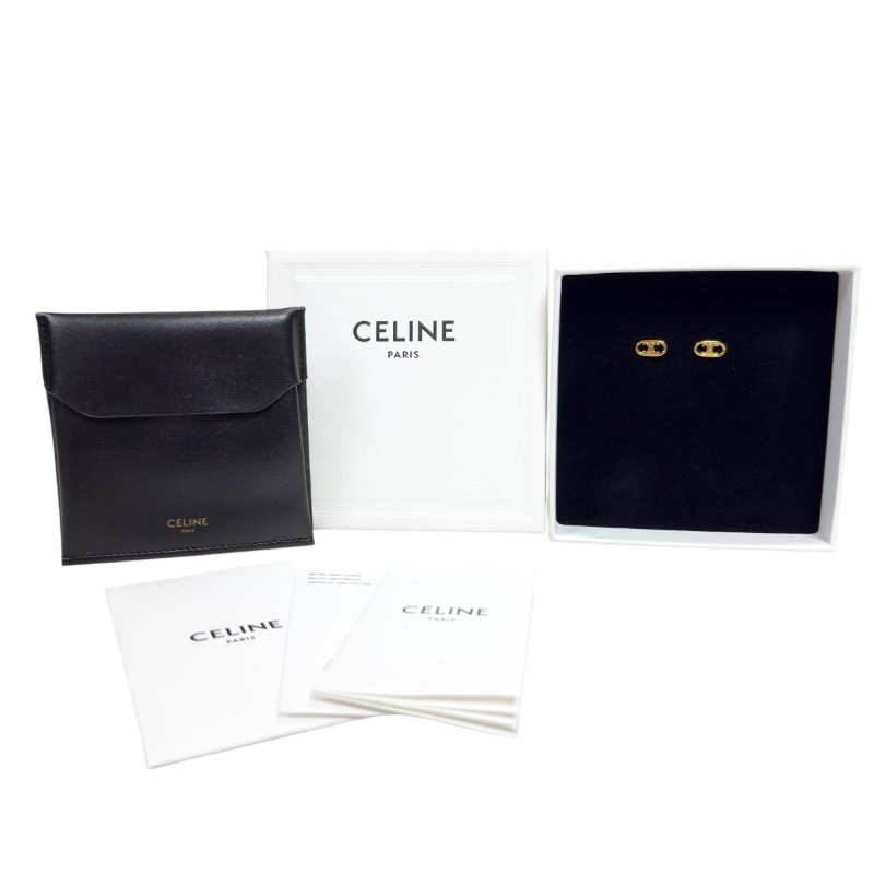 CELINE Maillon Triomphe 凱旋門 耳環-1