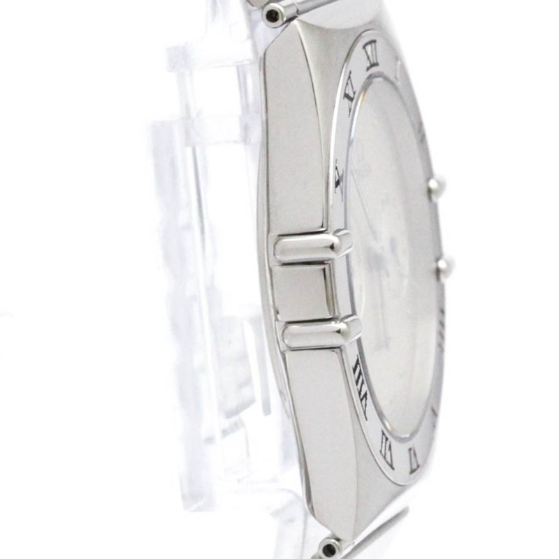 歐米茄星座系列星期日曆鋼款石英男士腕錶 396.1080-7