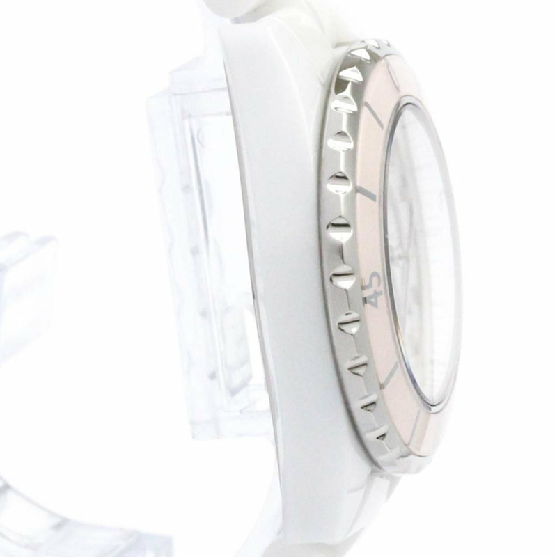 香奈兒 J12 柔粉紅陶瓷自動男士腕錶 H4467 拋光-7