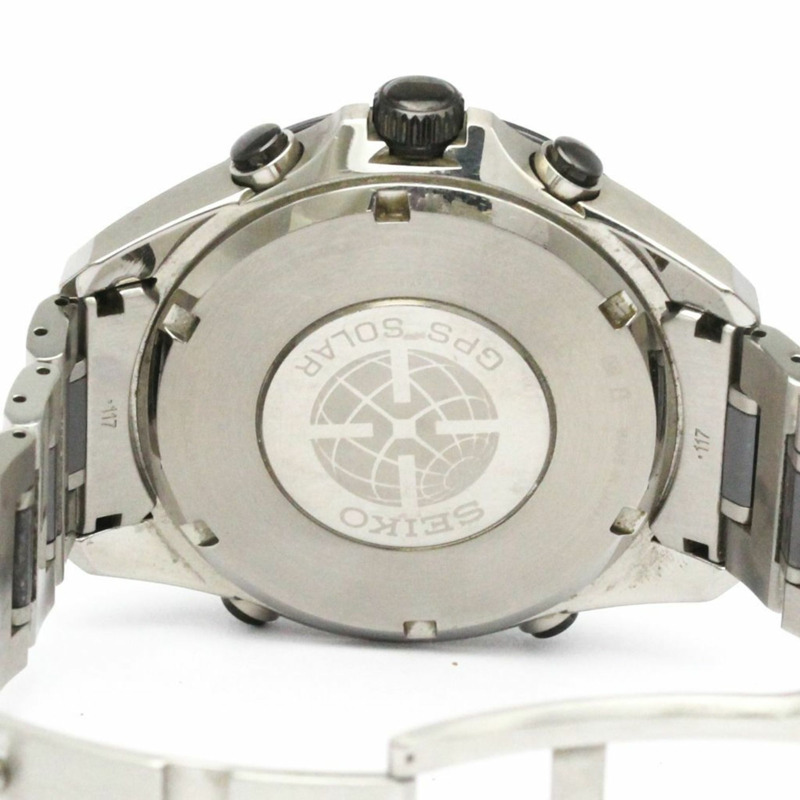 精工 Astron 太陽能 GPS 陶瓷鋼男士手錶 SBXB029 (8X82-0AH0)-6