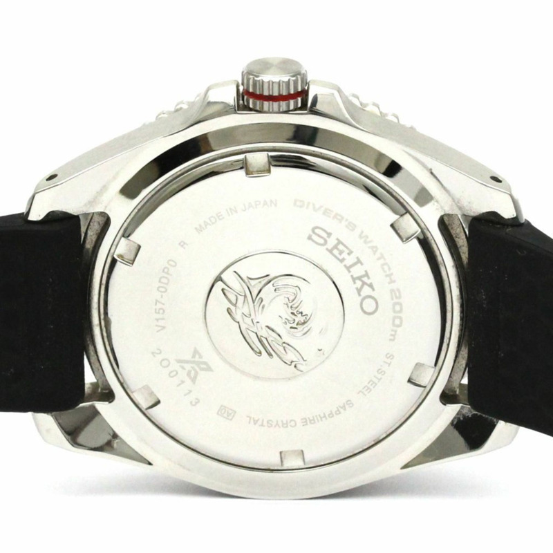 精工 Prospex 鋼橡膠自動男錶 SBDJ051(V157-0DP0) 拋光-6