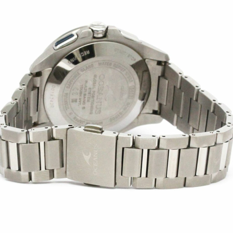 卡西歐 Oceanus GPS 混合電波鈦金屬腕錶 OCW-G1000-1AJF-4