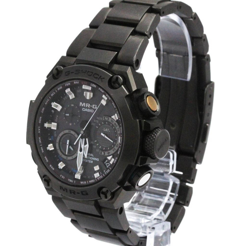 卡西歐 G-SHOCK MR-G GPS 混合電波太陽能手錶 MRG-G1000B-1AJR-1