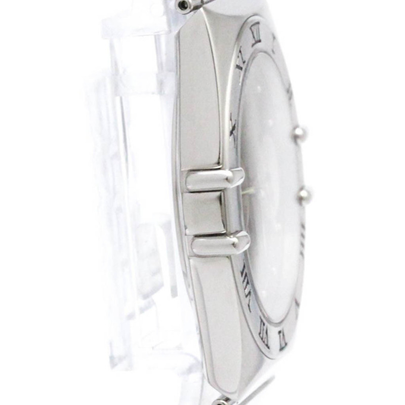 歐米茄星座系列日期顯示精鋼石英男士腕錶 396.1070 拋光款-7