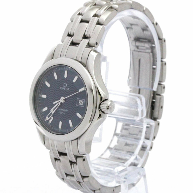 歐米茄海馬系列120公尺精鋼石英女錶 2571.81 拋光款-1