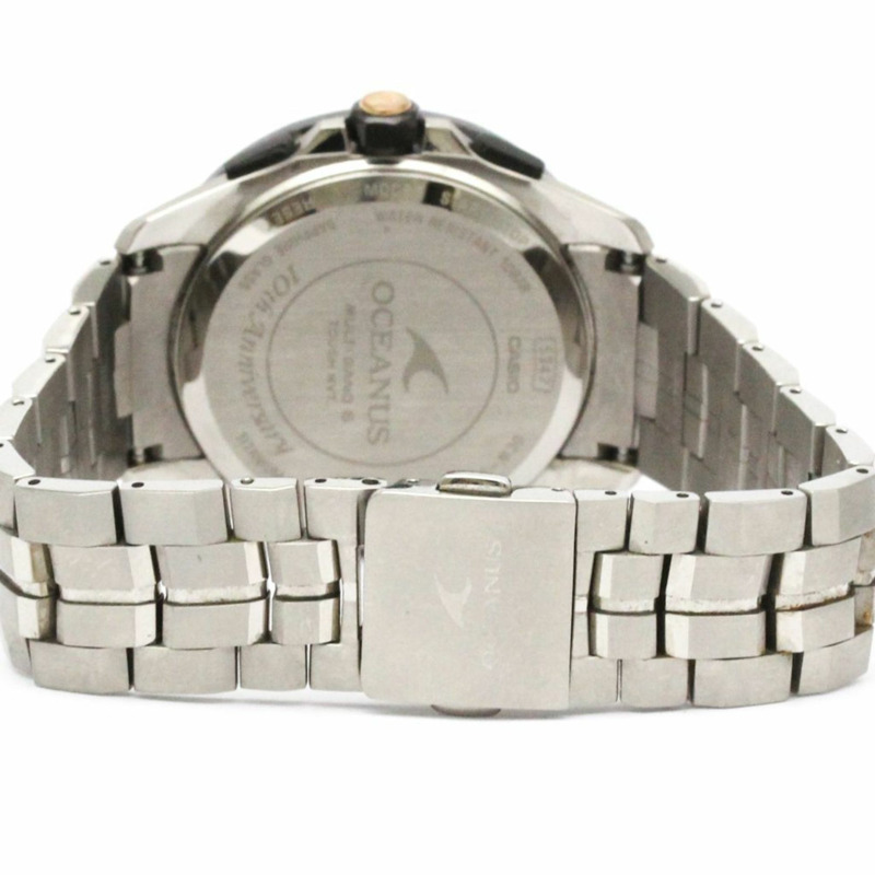 卡西歐 Oceanus Manta 10週年紀念版太陽能鈦金屬腕錶 OCW-S3001C-1AJF-4