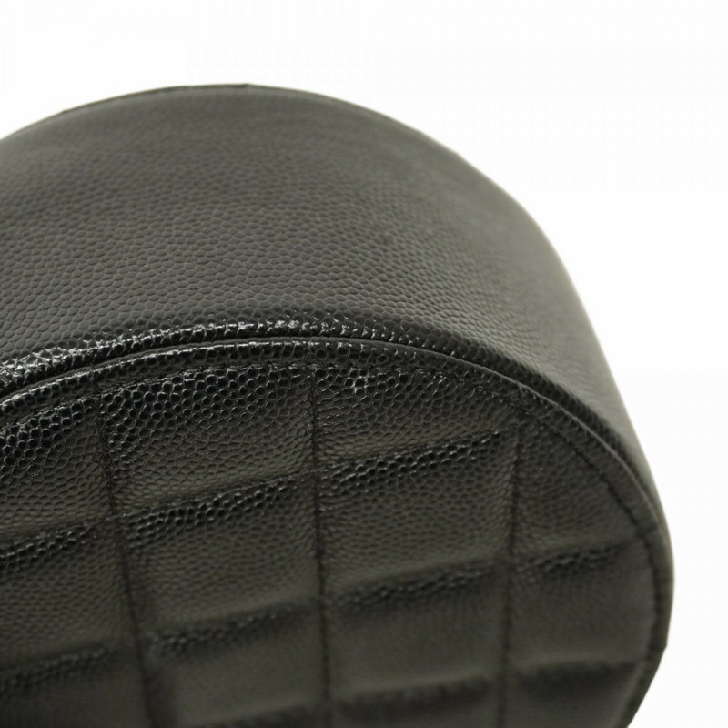 香奈兒 Matelasse 鏈條肩背包,魚子醬紋皮革,黑色,女士-6