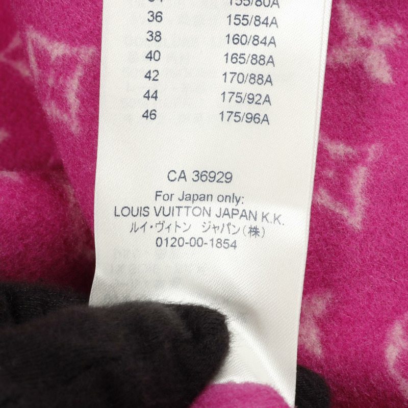 路易威登 其他 羊毛絲綢 粉紅色 二手 女士外套-3