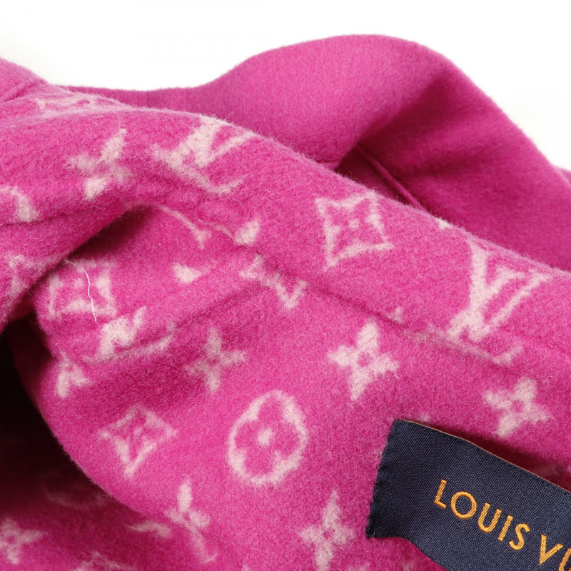 路易威登 其他 羊毛絲綢 粉紅色 二手 女士外套-6