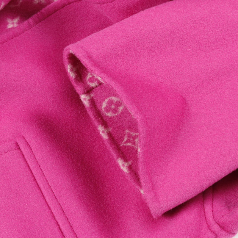 路易威登 其他 羊毛絲綢 粉紅色 二手 女士外套-7