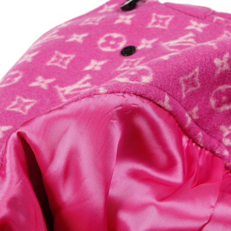路易威登 其他 羊毛絲綢 粉紅色 二手 女士外套-8