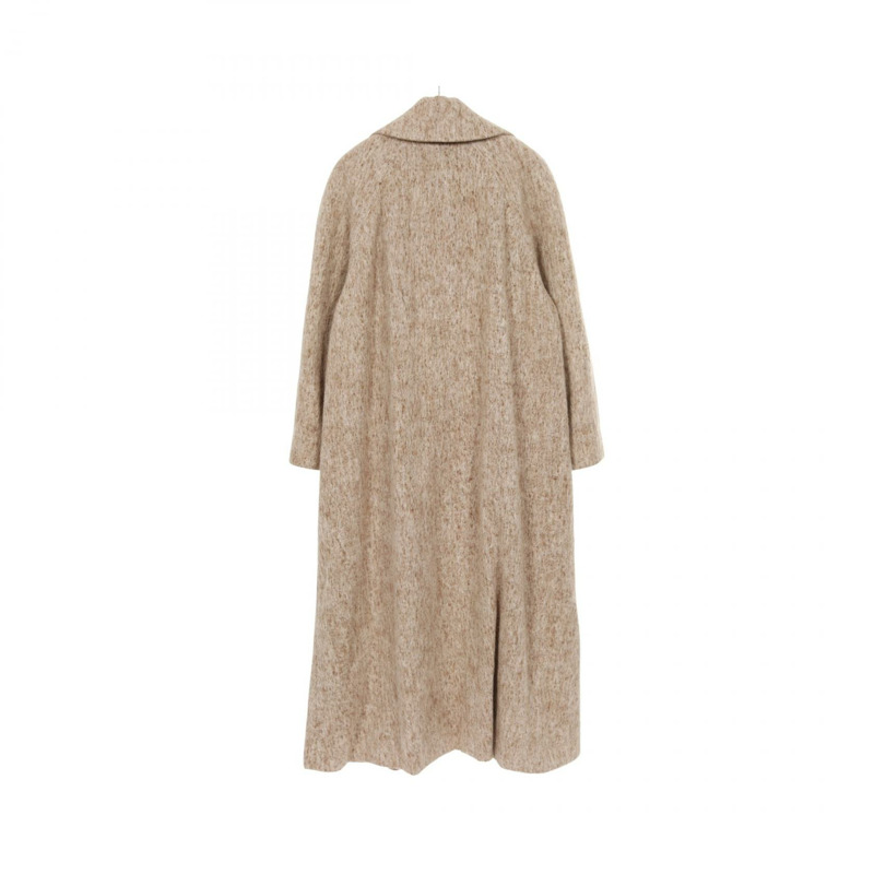 香奈兒其他羊駝毛大衣米色二手女裝-1