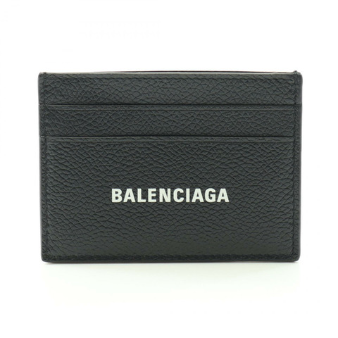 BALENCIAGA 卡包 5943091IZI31090 皮革 黑色 全新 男女通用 標誌