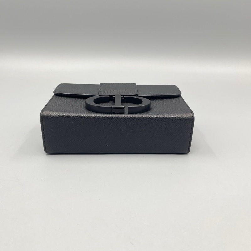 🌷男女都合適!Dior迪奧 蒙田30 Box 磨砂黑 盒子包-2