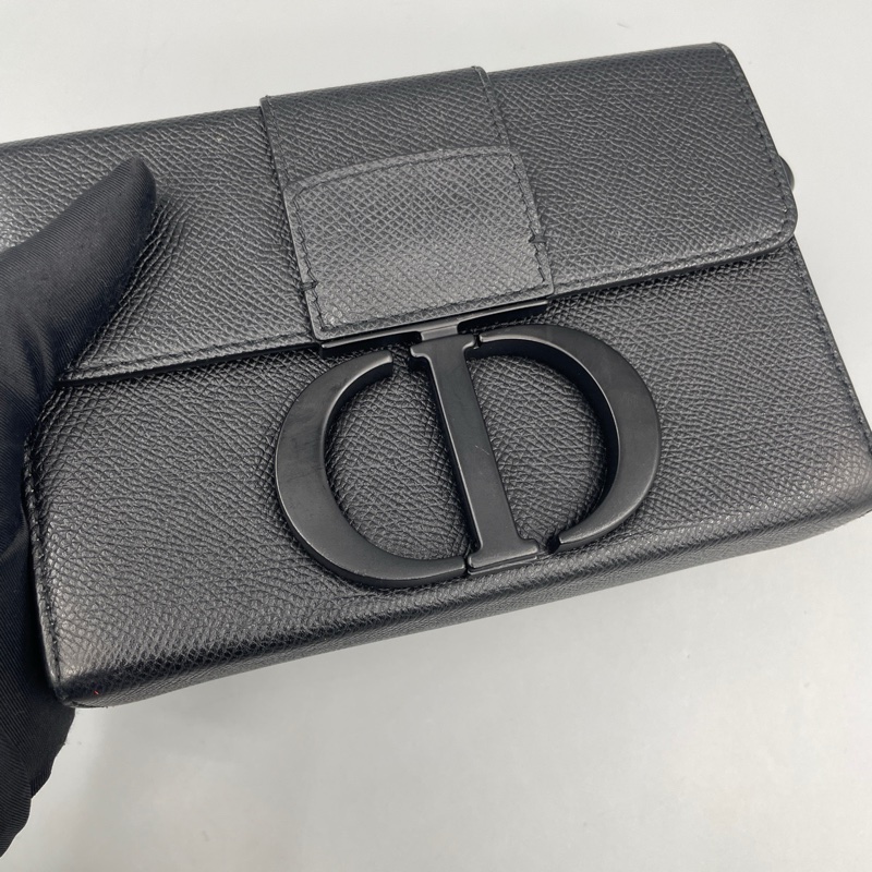 🌷男女都合適!Dior迪奧 蒙田30 Box 磨砂黑 盒子包-5