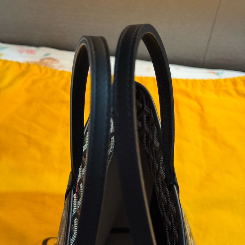 全新法國GOYARD🇫🇷黑色經典拉鏈款購物袋-6