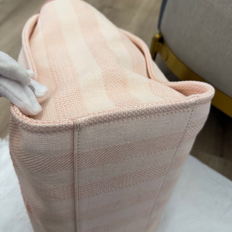 Chanel 粉色沙灘托特包 閒置新❤️-13