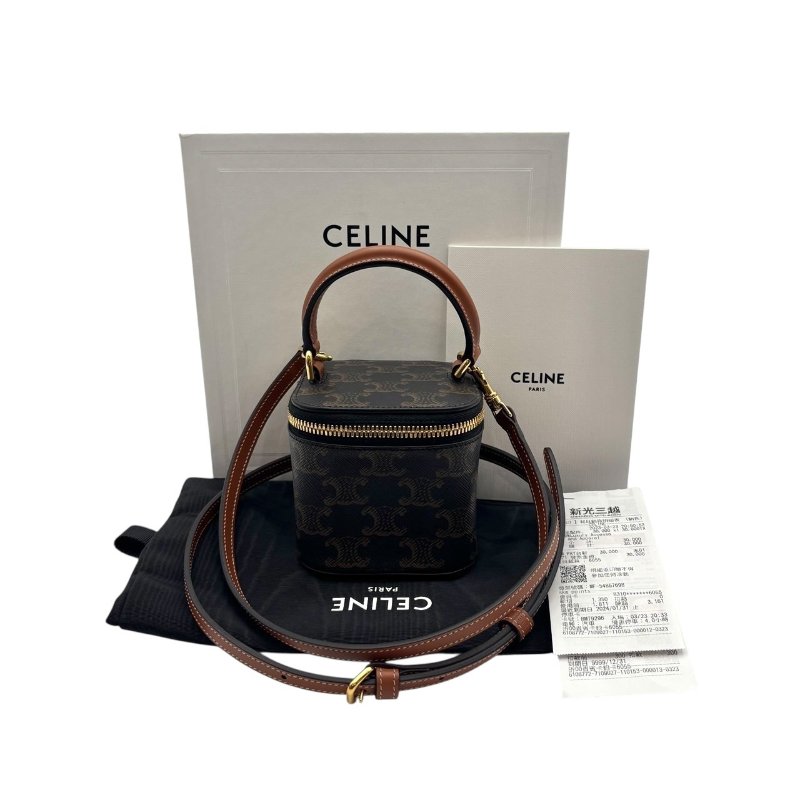 【美收精品】CELINE 老花Mini Vanity B-977【隔月月中將轉賣至日本 上架期限30天】-14