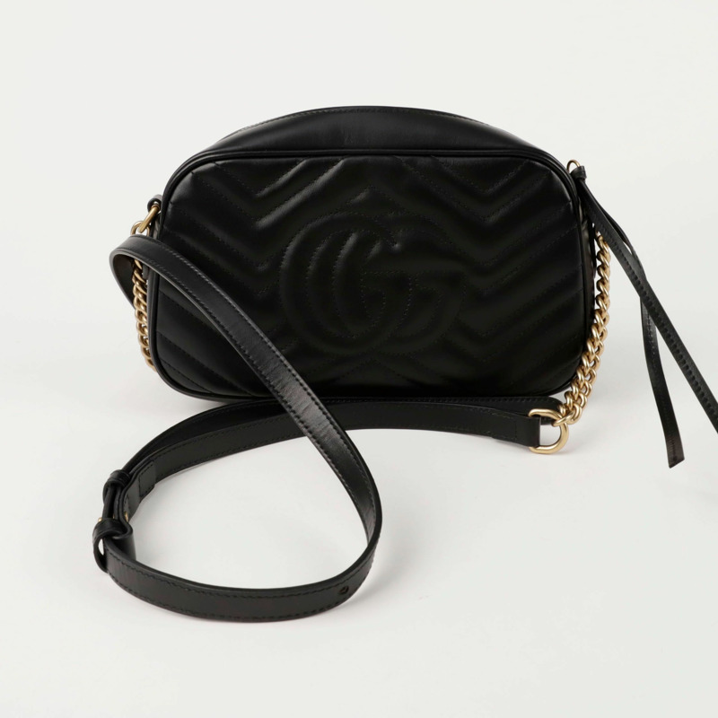 【包稅】GUCCI 小號 Marmont 馬特拉塞凸紋斜背包 447632-2