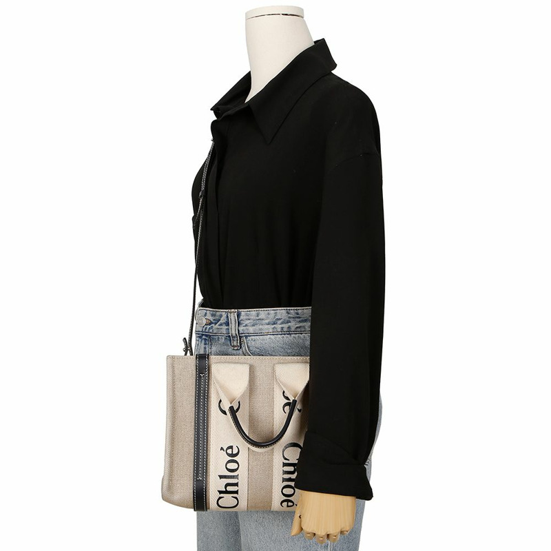 CHLOE CHC22AS397 Woody 小號手提單肩包-15
