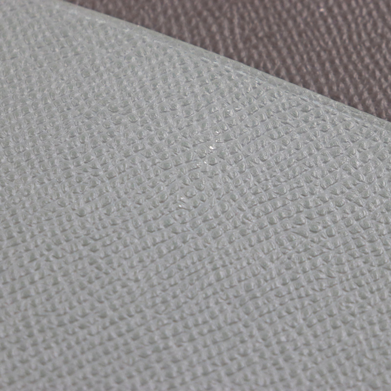 愛馬仕 TOO DOO 29 毛氈和愛普生皮革扁平手拿包/手包，銀色五金配件，灰色，D 字印記，含防塵袋，法國製造-8