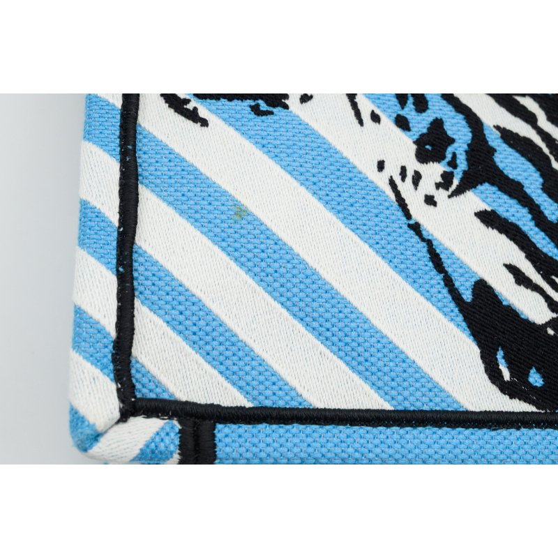 DIOR迪奥斑馬D Jungle Pop Book Tote中號托特包-8