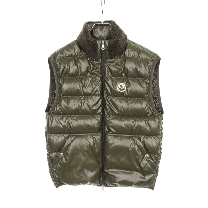 MONCLER TIMUR 其他夾克 尼龍 卡其色 二手 女款-3