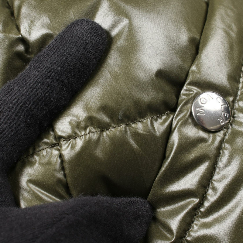 MONCLER TIMUR 其他夾克 尼龍 卡其色 二手 女款-7