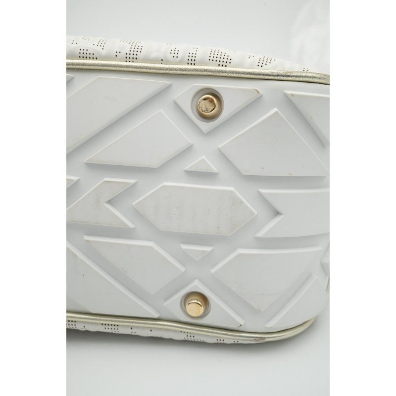 DIOR迪奥VIBE白色皮革保齡球包-10