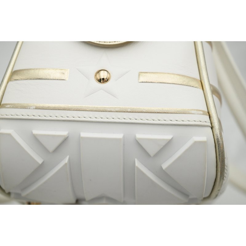 DIOR迪奥VIBE白色皮革保齡球包-14