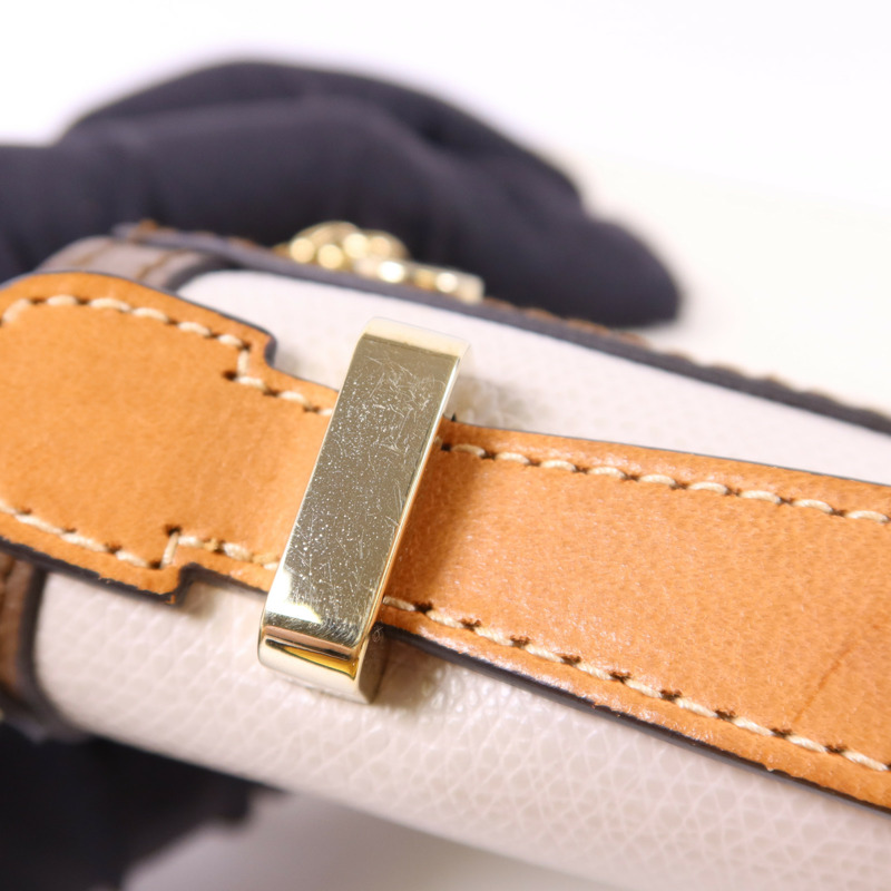 Furla 牛皮皮革Metropolis Mini Crossbody金扣手挽肩背兩用袋-10