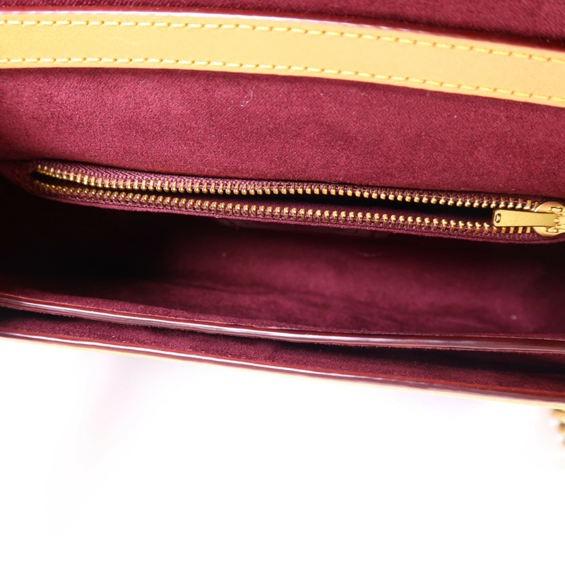 COACH 帆布/牛皮皮革Chain Shoulder Bag金扣鏈帶肩背袋-5