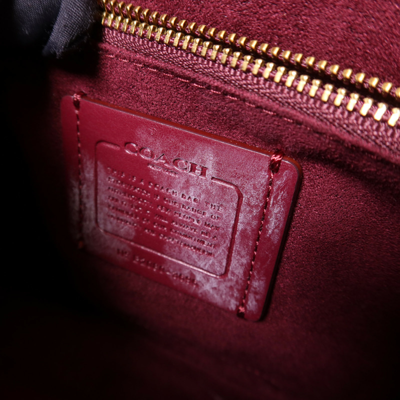 COACH 帆布/牛皮皮革Chain Shoulder Bag金扣鏈帶肩背袋-19