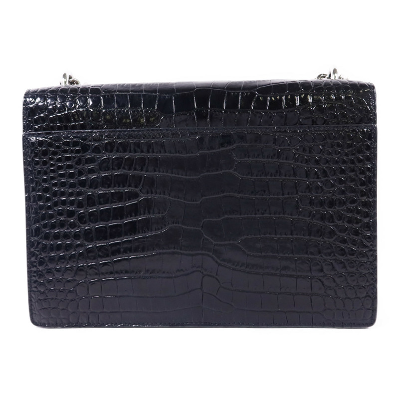 SAINT LAURENT 牛皮皮革Sunset Medium銀扣鏈帶肩背袋-1