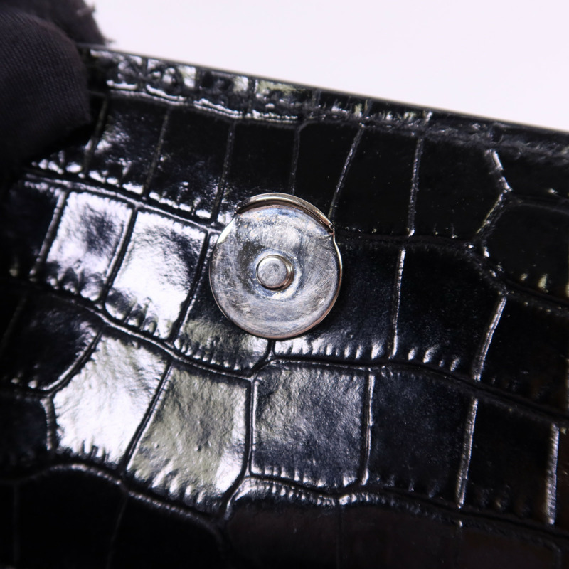 SAINT LAURENT 牛皮皮革Sunset Medium銀扣鏈帶肩背袋-10