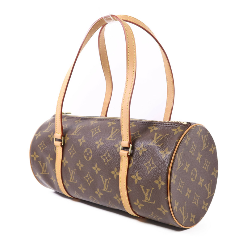 LOUIS VUITTON Monogram Papillon GM金扣手挽袋-2