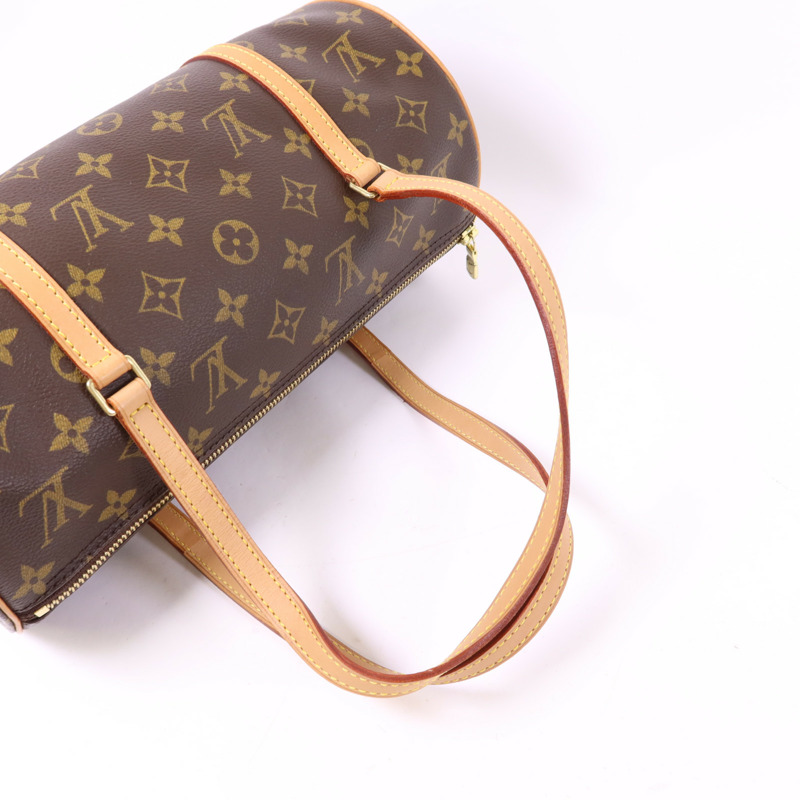LOUIS VUITTON Monogram Papillon GM金扣手挽袋-4