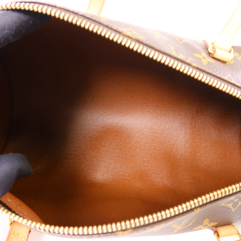 LOUIS VUITTON Monogram Papillon GM金扣手挽袋-5