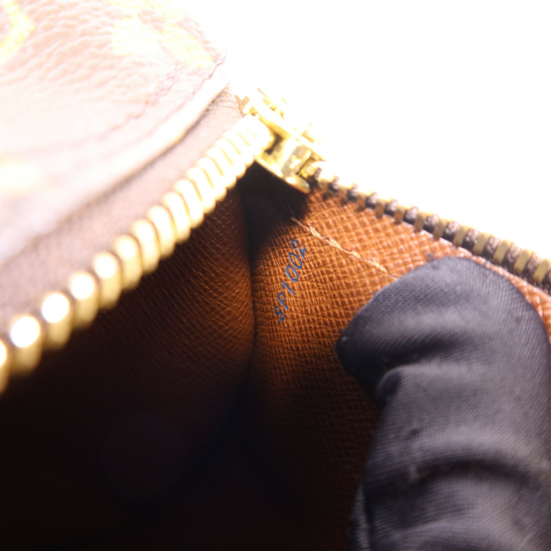 LOUIS VUITTON Monogram Papillon GM金扣手挽袋-7