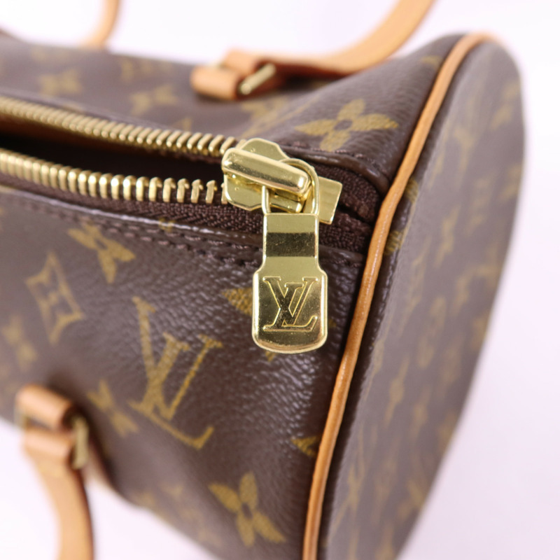 LOUIS VUITTON Monogram Papillon GM金扣手挽袋-8