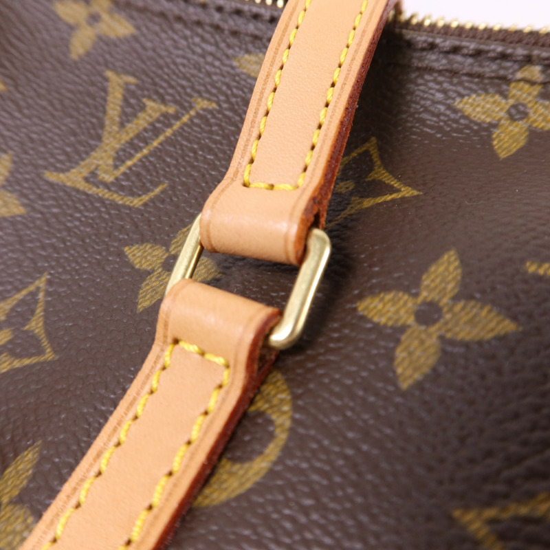 LOUIS VUITTON Monogram Papillon GM金扣手挽袋-9